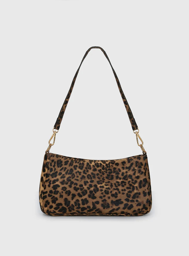 Cheeky Shoulder Bag Leopard | Princess Polly US