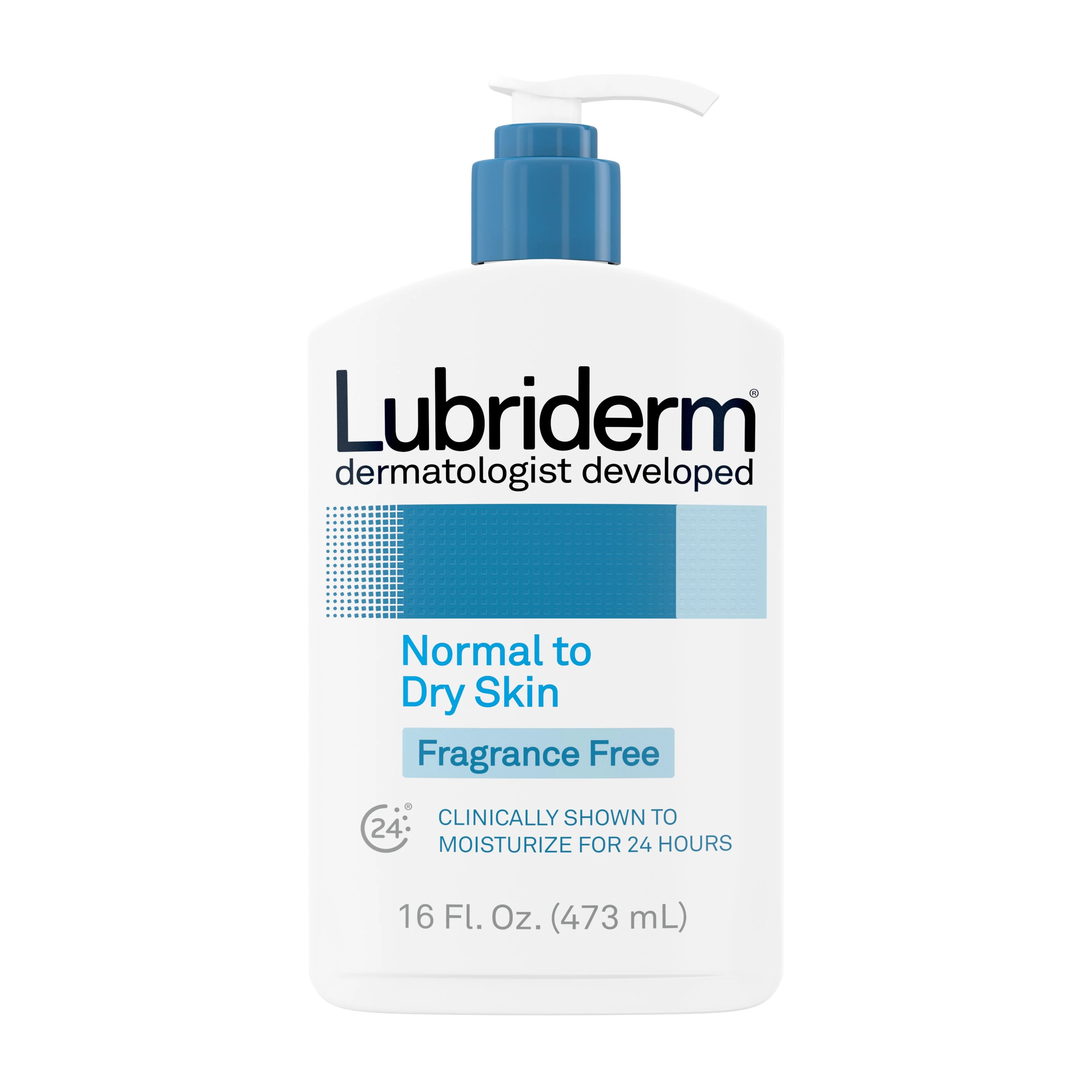 Lubriderm Daily Moisture Full Body Lotion, Fragrance-Free, 16 fl. oz | Walmart (US)
