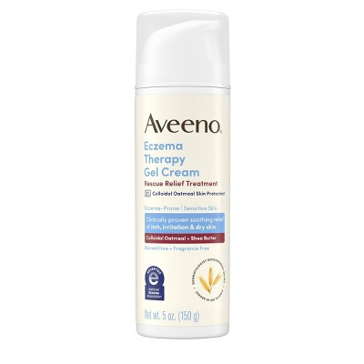 Aveeno Eczema Therapy Rescue Relief Treatment Body Gel Cream - 5 fl oz | Target