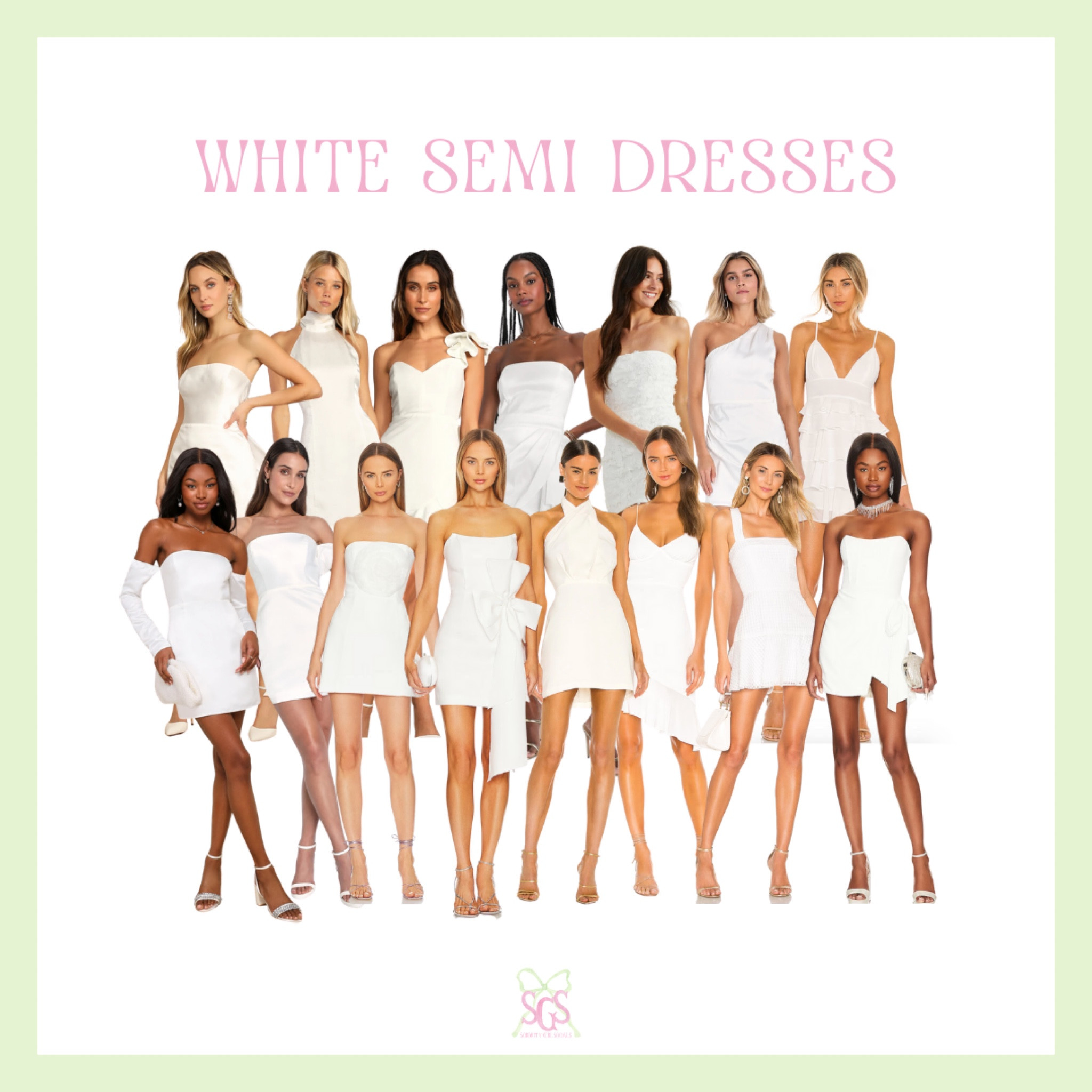 WHITE SEMI DRESSES✨✨



semi formal dresses, cocktail dresses , bridal mini dress, bridal rehearsal dinner dress, white cocktail dress, white semi dress, semi dresses, semi dress, mini dresses, semi formal, sororitygirlsocials, sorority semi, sorority formal, sorority girl, date night dresses, date night cocktail dress, lwd, little white dress, revolve, lulus, altard state

#LTKparties #LTKSeasonal #LTKU