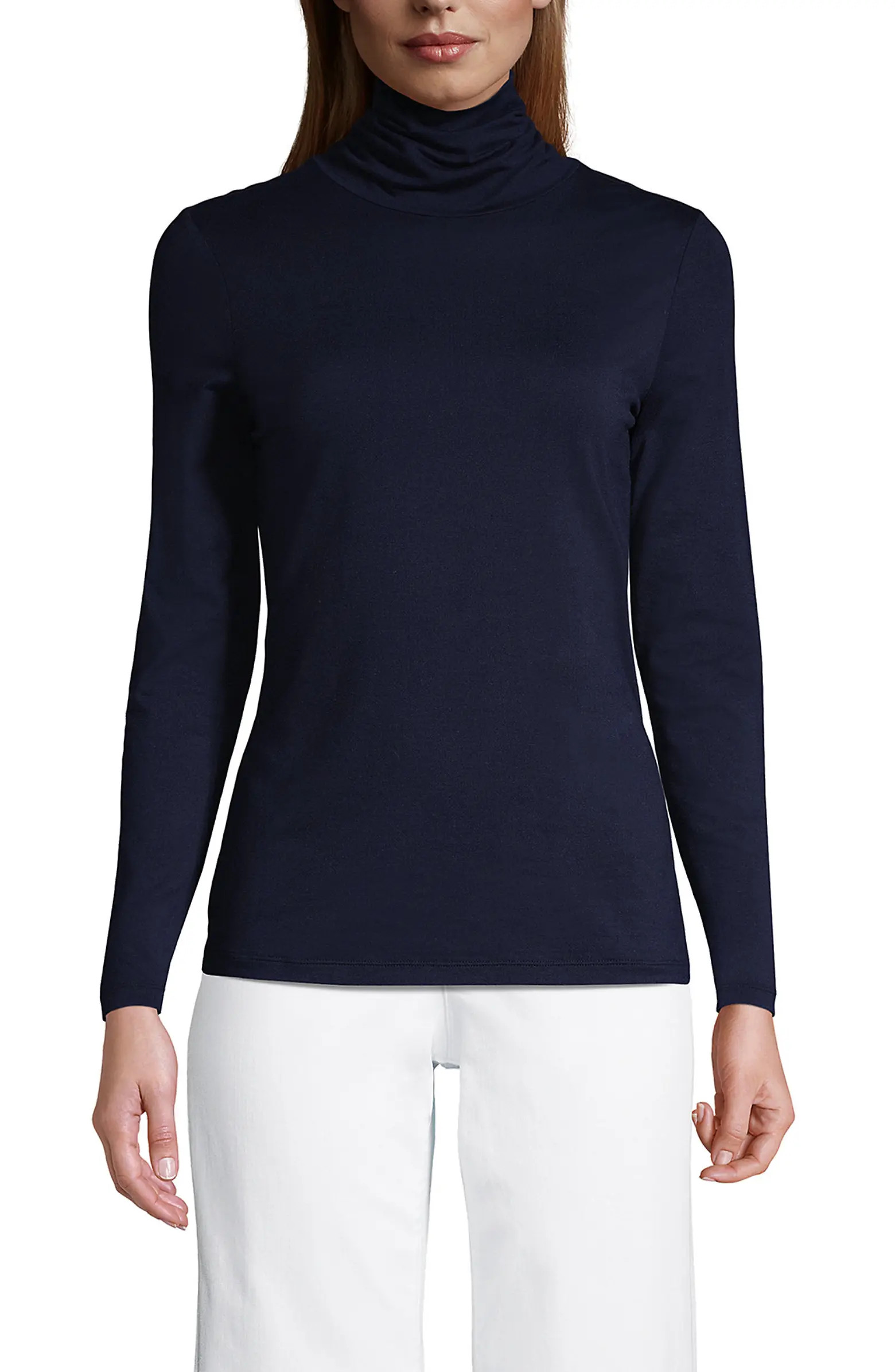 Lightweight Jersey Long Sleeve Turtleneck | Nordstrom