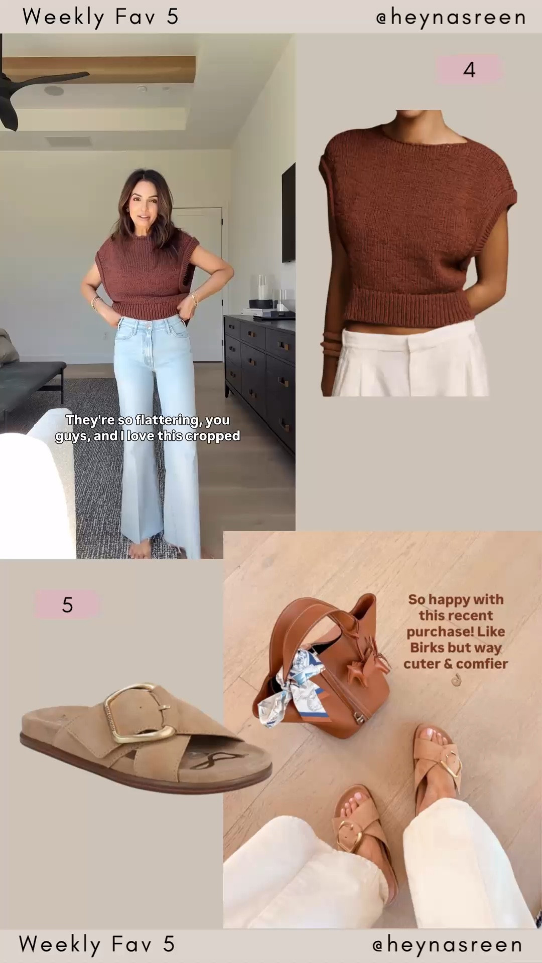 Fav 5:
#4: Anthropologie top, wearing an XXS
#5: Sam Edelman sandals, these have also been very popular lately, so comfortable and true to size 