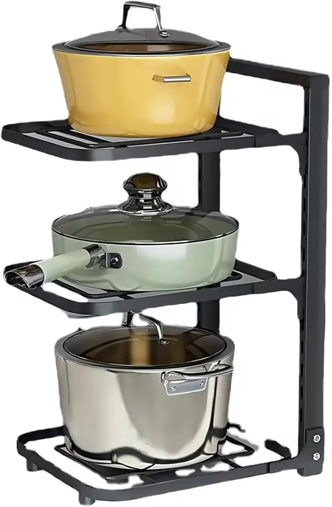Organizador de Panelas Vertical 3 Andares Cozinha Armário | Amazon (BR)