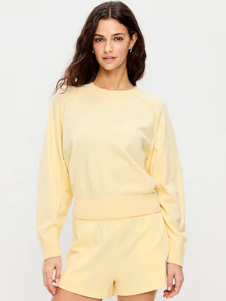 SoSoft Lite Crew-Neck Cropped Sweater | Old Navy (US)