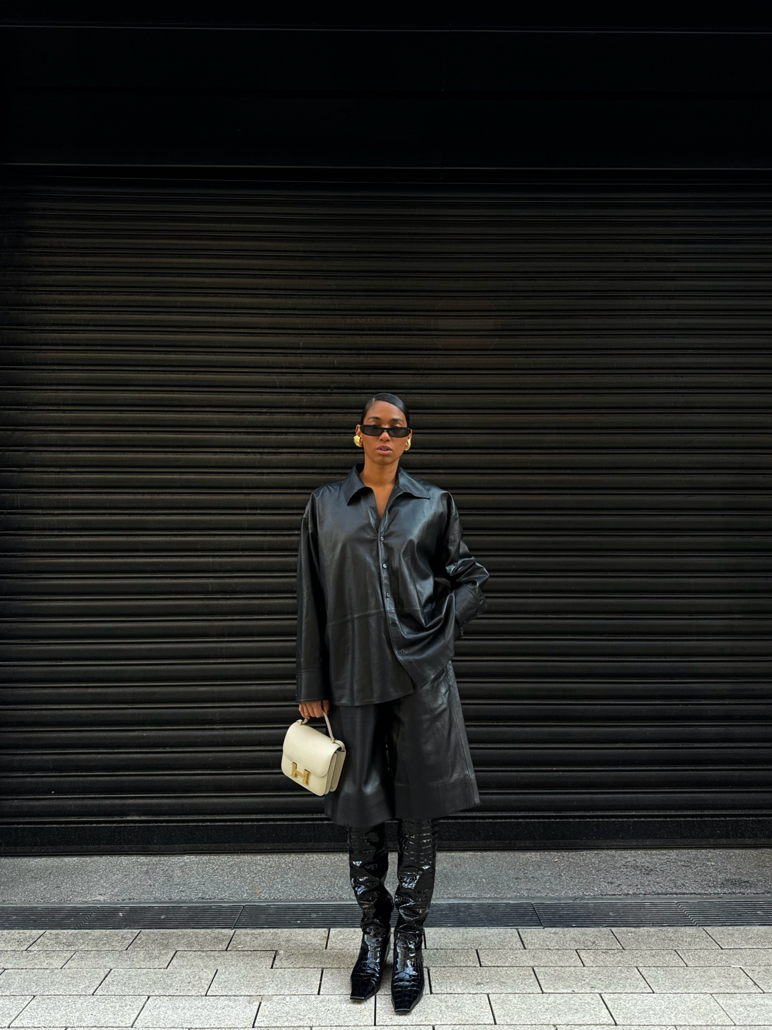 All black leather outfit 

#LTKdeutschland #LTKstyletip #LTKeurope