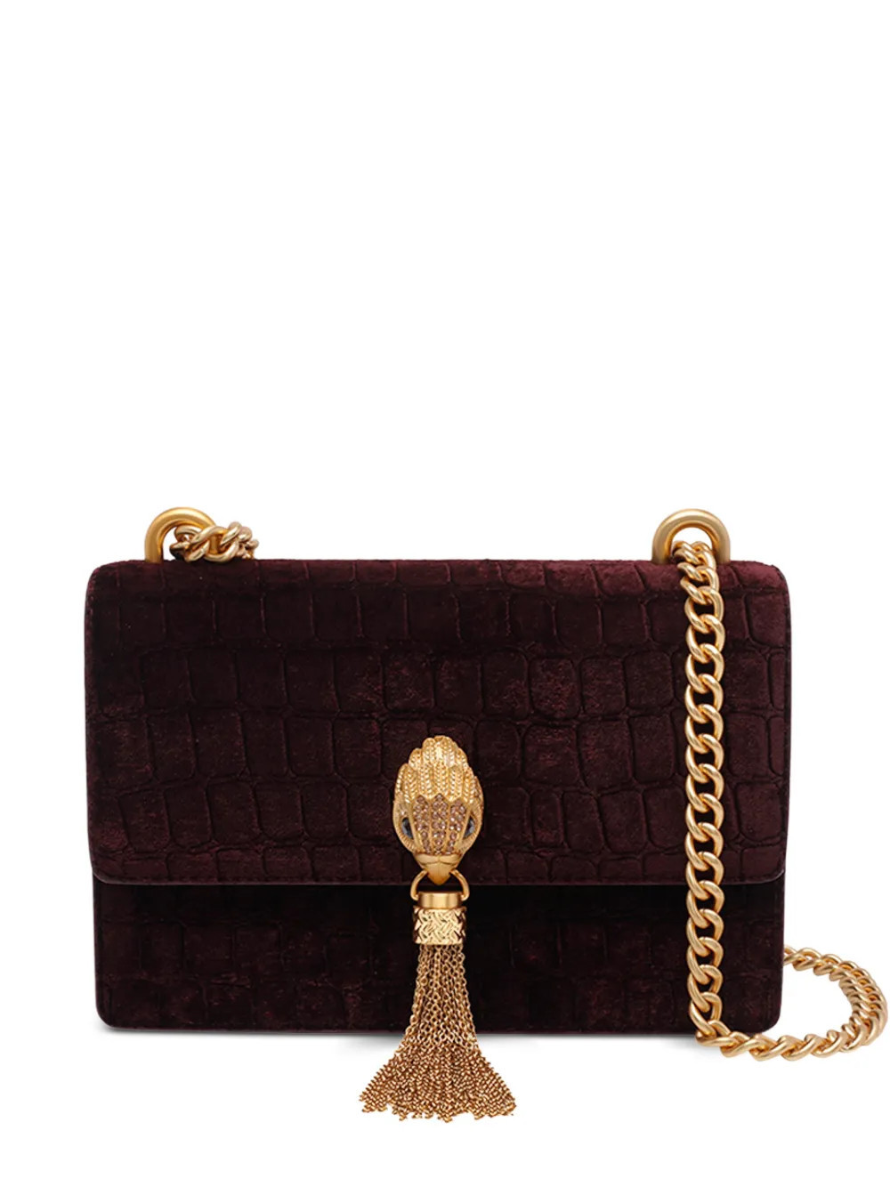 Kurt Geiger London frontal-logo shoreditch shoulder bag - Purple | Farfetch Global
