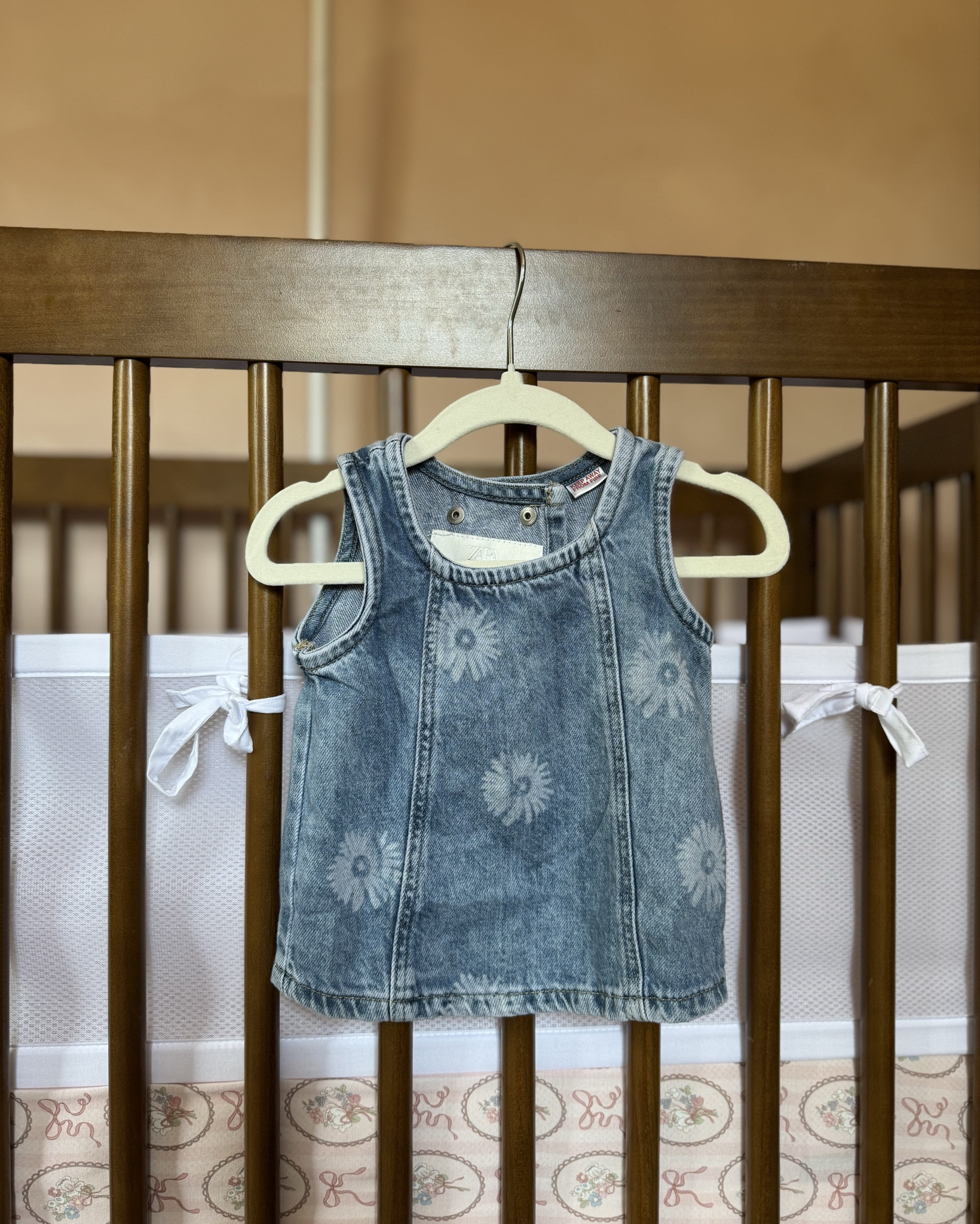 Another Zara top on clearance — only $11.50! This denim is killing me. I grabbed barrel jeans in pink I plan to style this with! 🩷 

Zara sale, end of season sale, toddler girl style, floral denim 

#LTKKids #LTKSeasonal #LTKSaleAlert