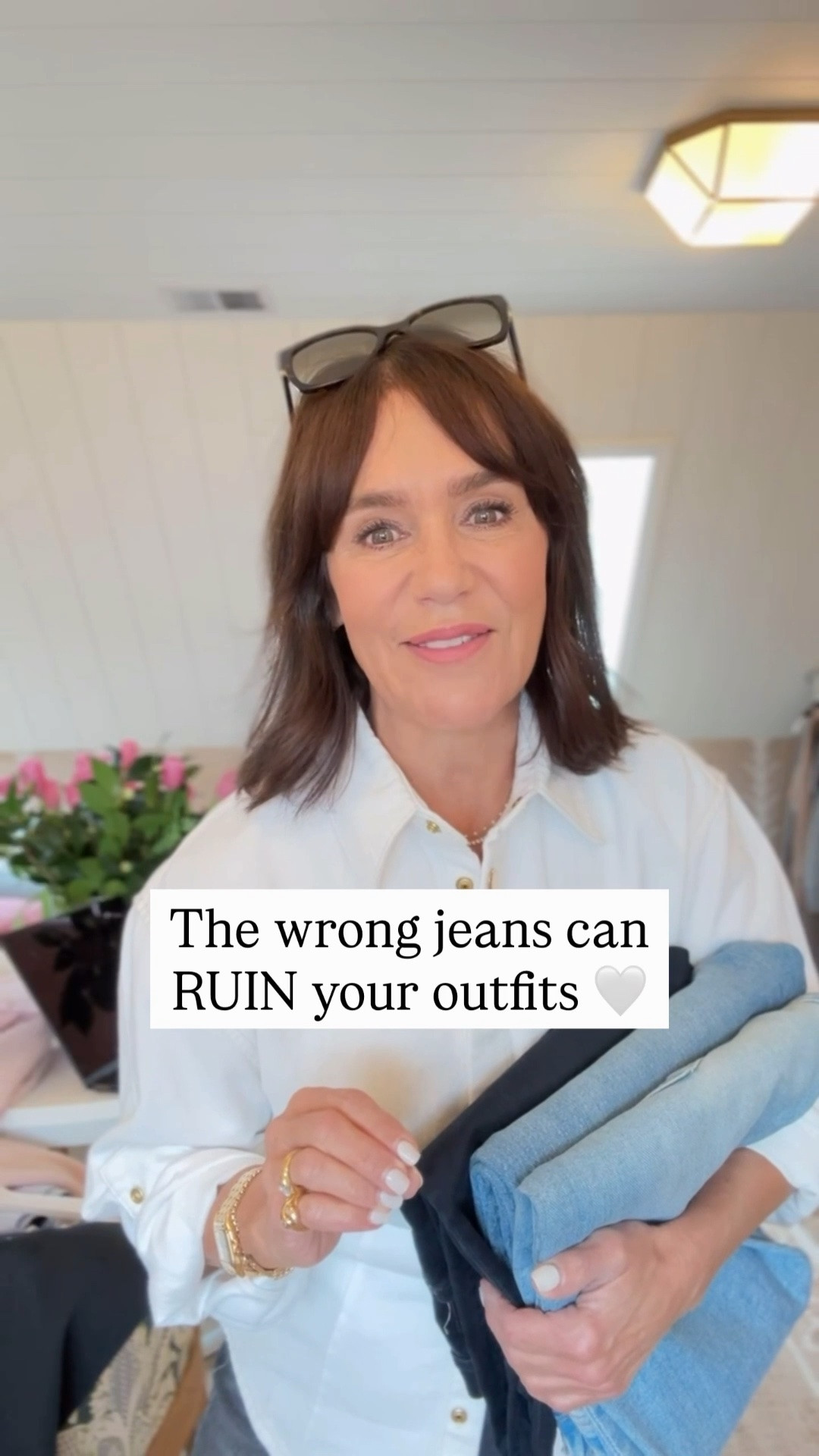 I’ve rounded up my TOP 5 highest jean recommendations that look good on almost everyone!!!! ✨✨ Most are available in petite and regular lengths. 

Frame Le Slim Palazzo
Mother Lemon Twist
Paige Anessa
Frame LAX
Frame white reboot 

#LTKSeasonal #LTKOver40

#LTKSeasonal #LTKOver40 #LTKPetite