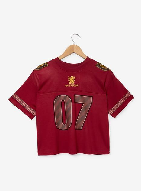 Harry Potter Gryffindor Women's Cropped Football Jersey - BoxLunch Exclusive | BoxLunch | BoxLunch
