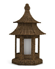 10x17.25 Rattan Cordless Rechargeable Lantern | Home | Marshalls | Marshalls