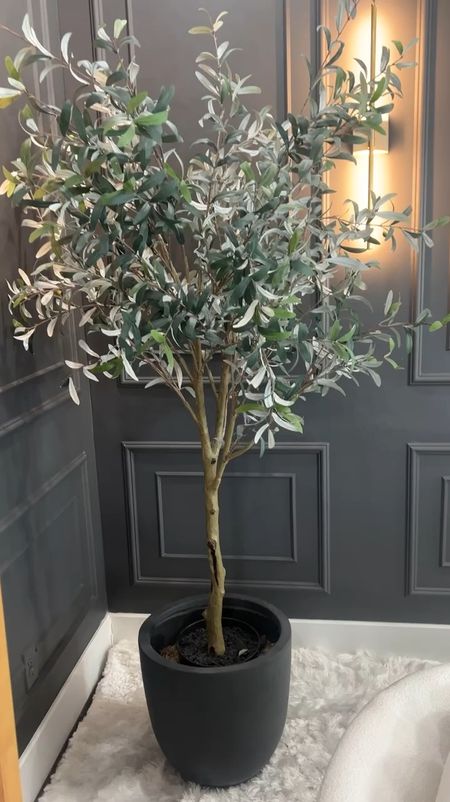 Our faux olive tree 😍 perfect way to spice up any space 
#founditonamazon 
#walmart

#LTKhome #LTKfindsunder100 #LTKstyletip