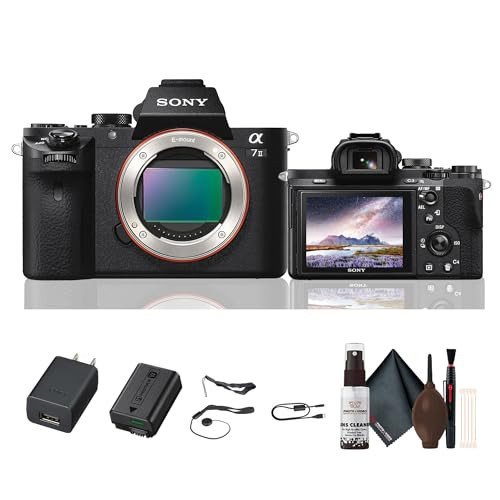 Sony Alpha a7 II ILCE-7M2/B Full-Frame Mirrorless Camera Body | 24.3MP Sensor, 5-Axis in-Body Stabilization, Fast Hybrid Autofocus, Full HD Video Starter Kit | Amazon (US)