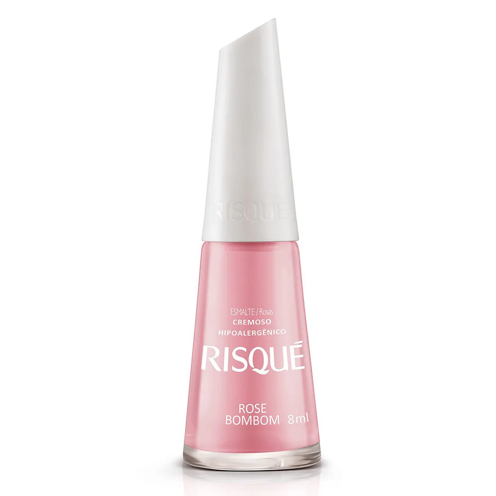 Esmalte Risqué Rosas Cremoso Rosé Bombom 8ml 8777-1 | CompraCerta (BR)
