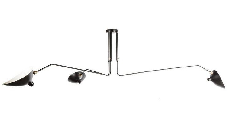 Jimema Ceiling Lamp, Black | Lulu and Georgia 