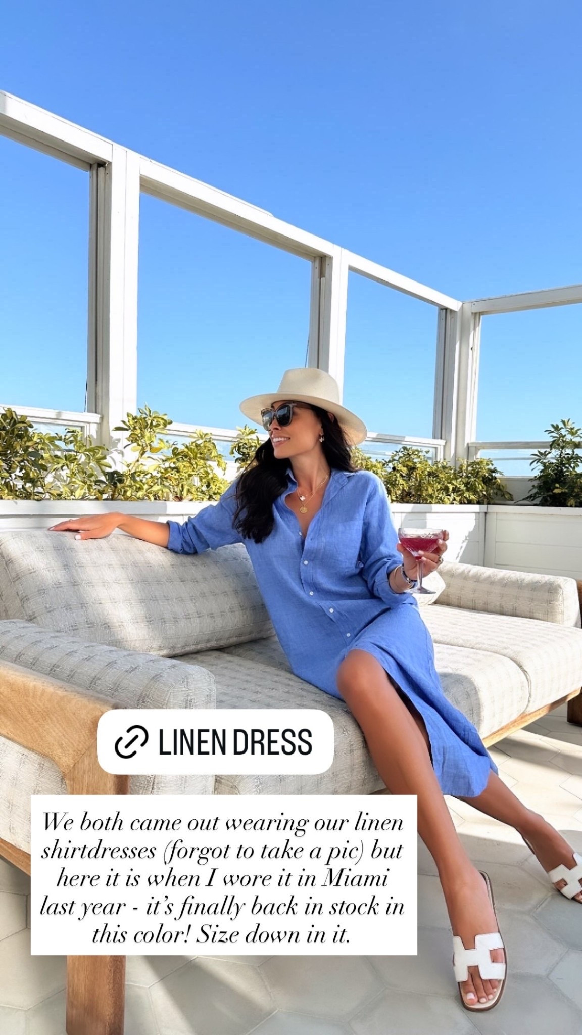 Finally back in stock my favorite blue linen shirtdress! Size down.

#LTKootd #LTKstorytime #LTKSeasonal