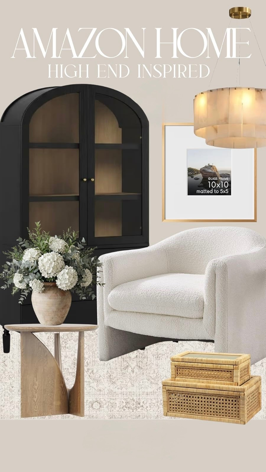 High-end inspired without the high-end price tag ✨ Curated pieces, warm textures, and timeless neutrals that make your home feel elevated, cozy, and effortlessly styled. Proof that luxury is all in the details. 🤍 #AmazonHome #HomeDecorFinds #LuxuryInspired #NeutralHomeDecor #InteriorDesignInspo #BoucleChair #ModernOrganicHome #StyledSpaces #AmazonHomeFinds #TimelessInteriors

#LTKHome #LTKSaleAlert #LTKMothersDay