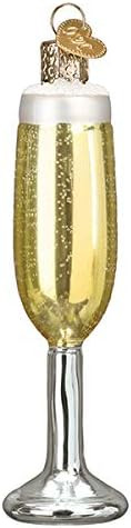 Old World Christmas Champagne Flute Blown Glass 2020 Unique Christmas Ornaments for Christmas Tre... | Amazon (US)