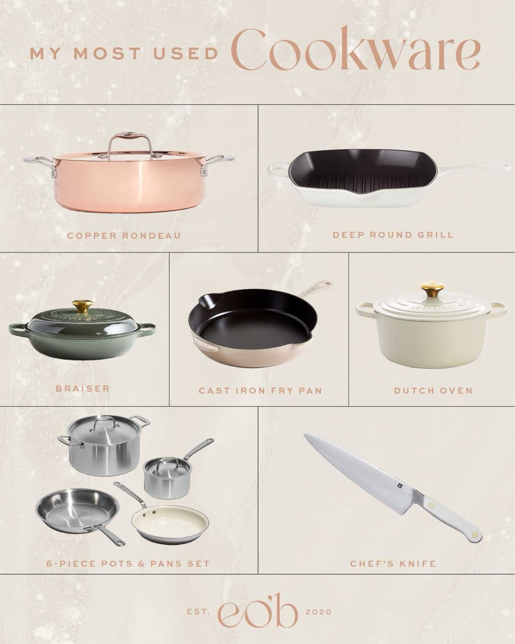 My most used cookware

#LTKHome