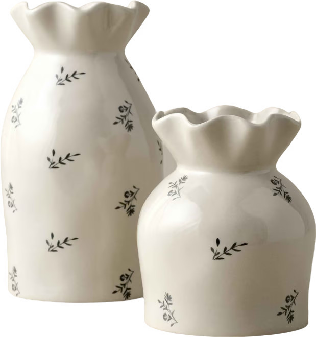 Jane Floral Vase | Magnolia