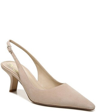 Sam Edelman Bianka Suede Pointed Toe Slingback Pumps | Dillard's | Dillard's