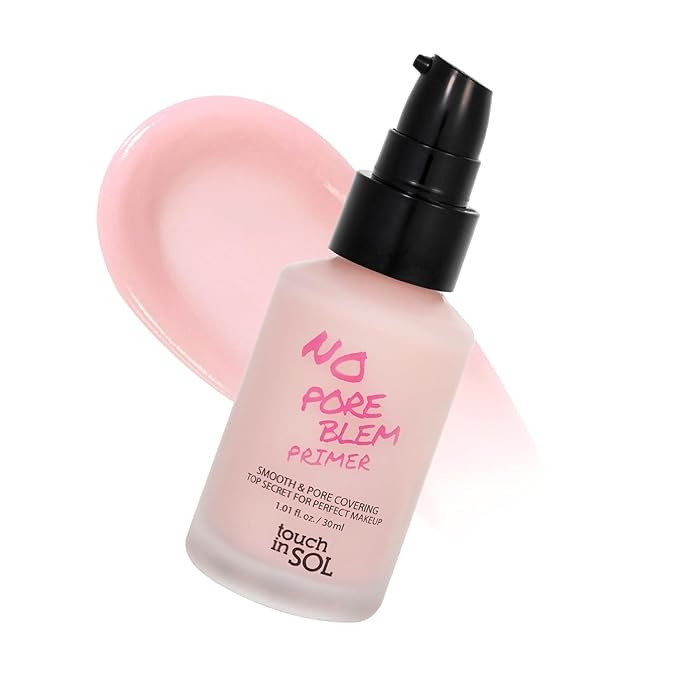 TOUCH IN SOL No Poreblem Primer – Pore Primer for Korean Makeup, Mattifying Primer for Oily Ski... | Amazon (US)