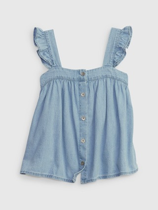 Toddler Denim Tank Top with Washwell | Gap (US)