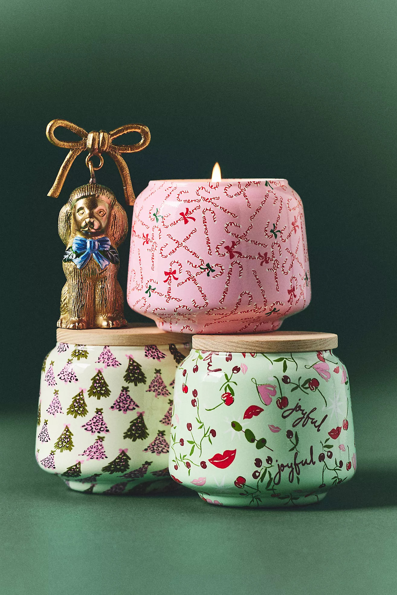 The Mini Gather Candle by Anthropologie: Peppermint Stick | Anthropologie (US)