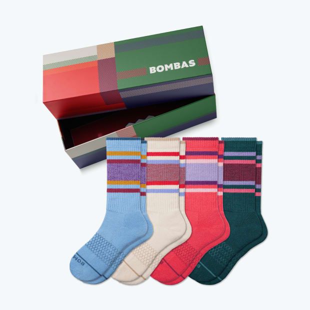 Women's Merino Wool Blend Calf Sock 4-Pack Gift Box | Bombas Socks