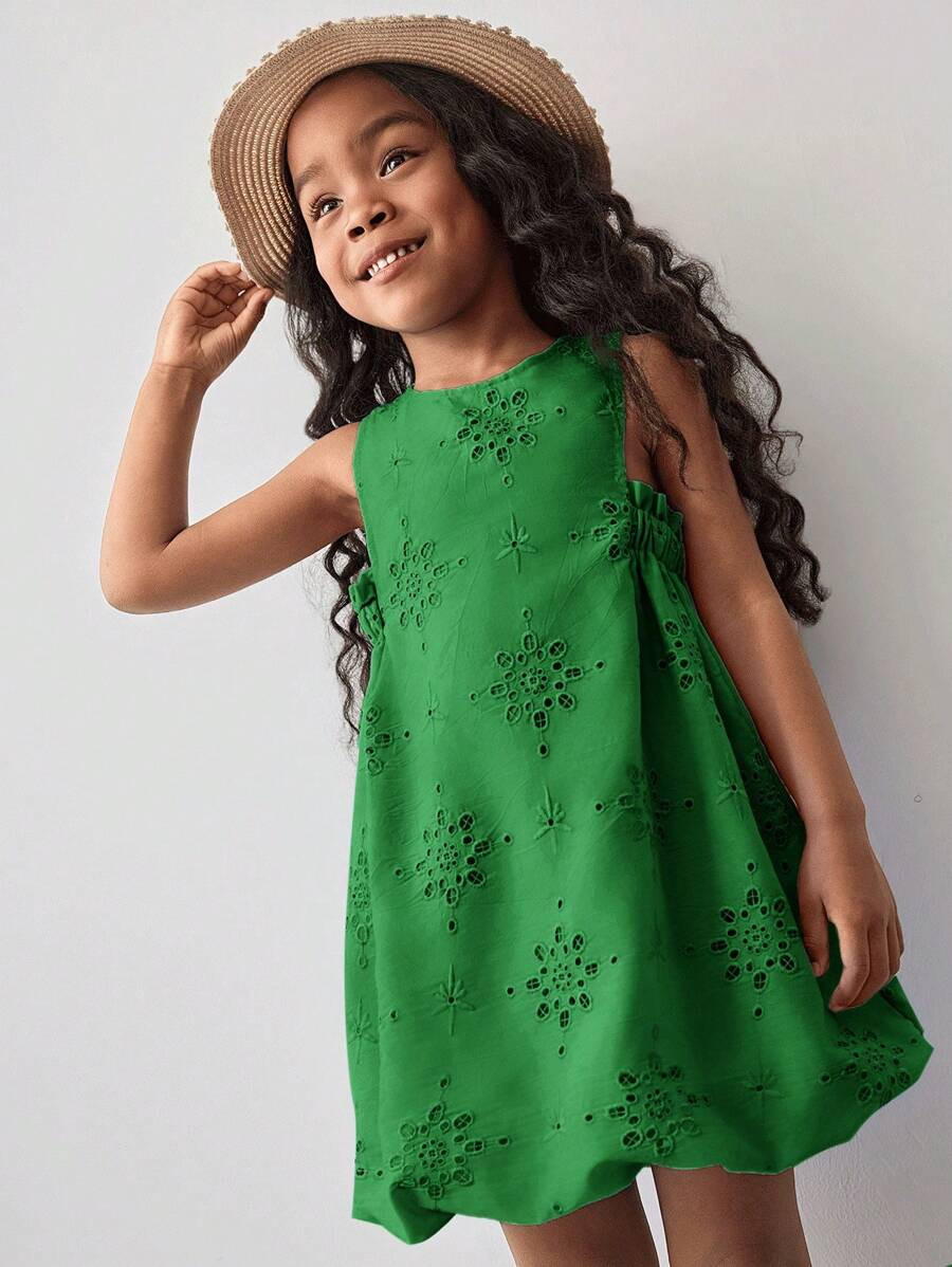 Maija Kids Maija Kids Spring & Summer Young Girl's Casual Fashion Vacation & Daily Wear Sleeveles... | SHEIN