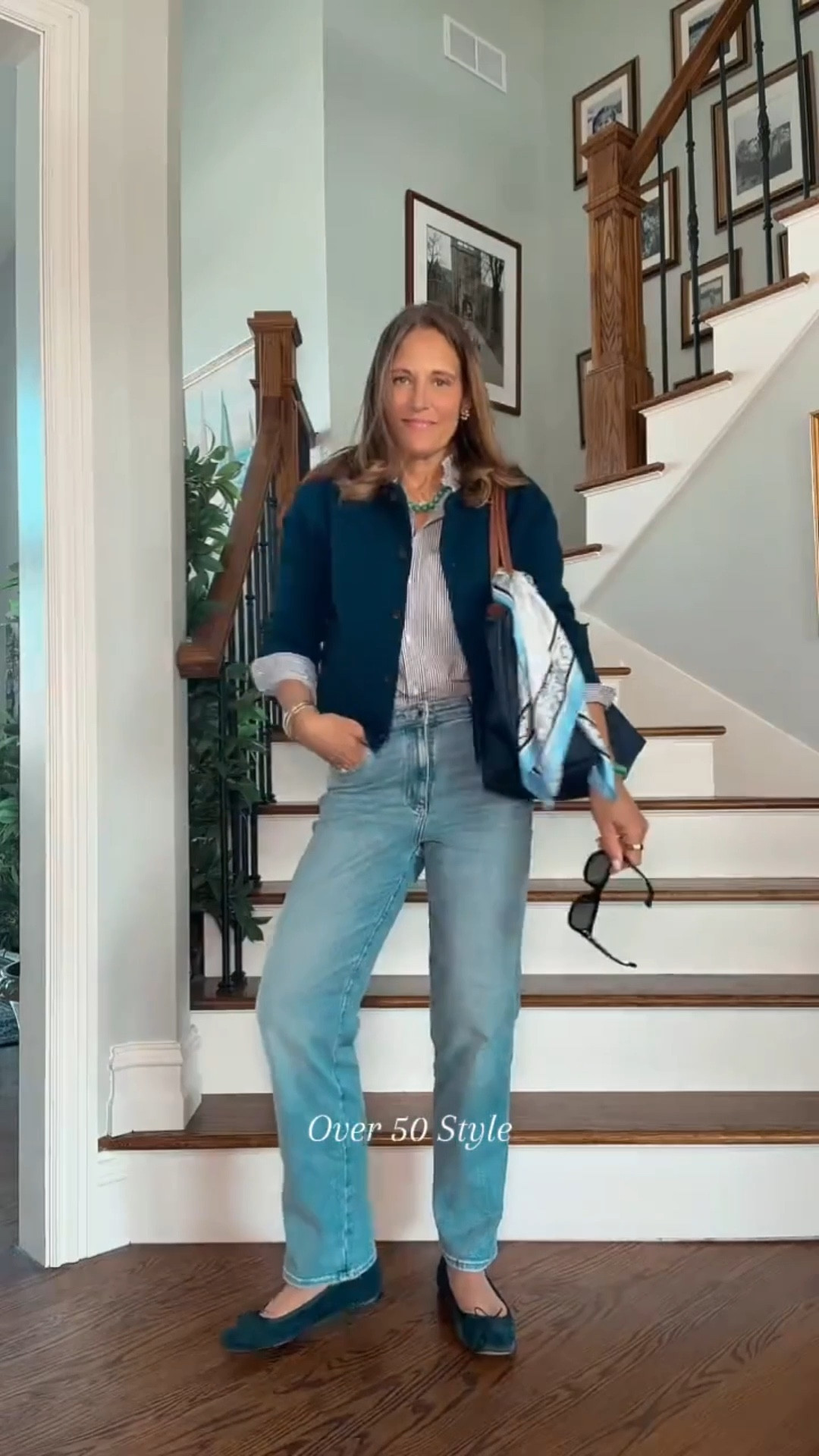 Just a little OOTD for this Monday! I’m wearing a size 10 in the shirt and a size 12 in jeans! For the navy sweater I am in a size medium 🤍


#LTKootd #LTKdayinmylife #LTKgrwm