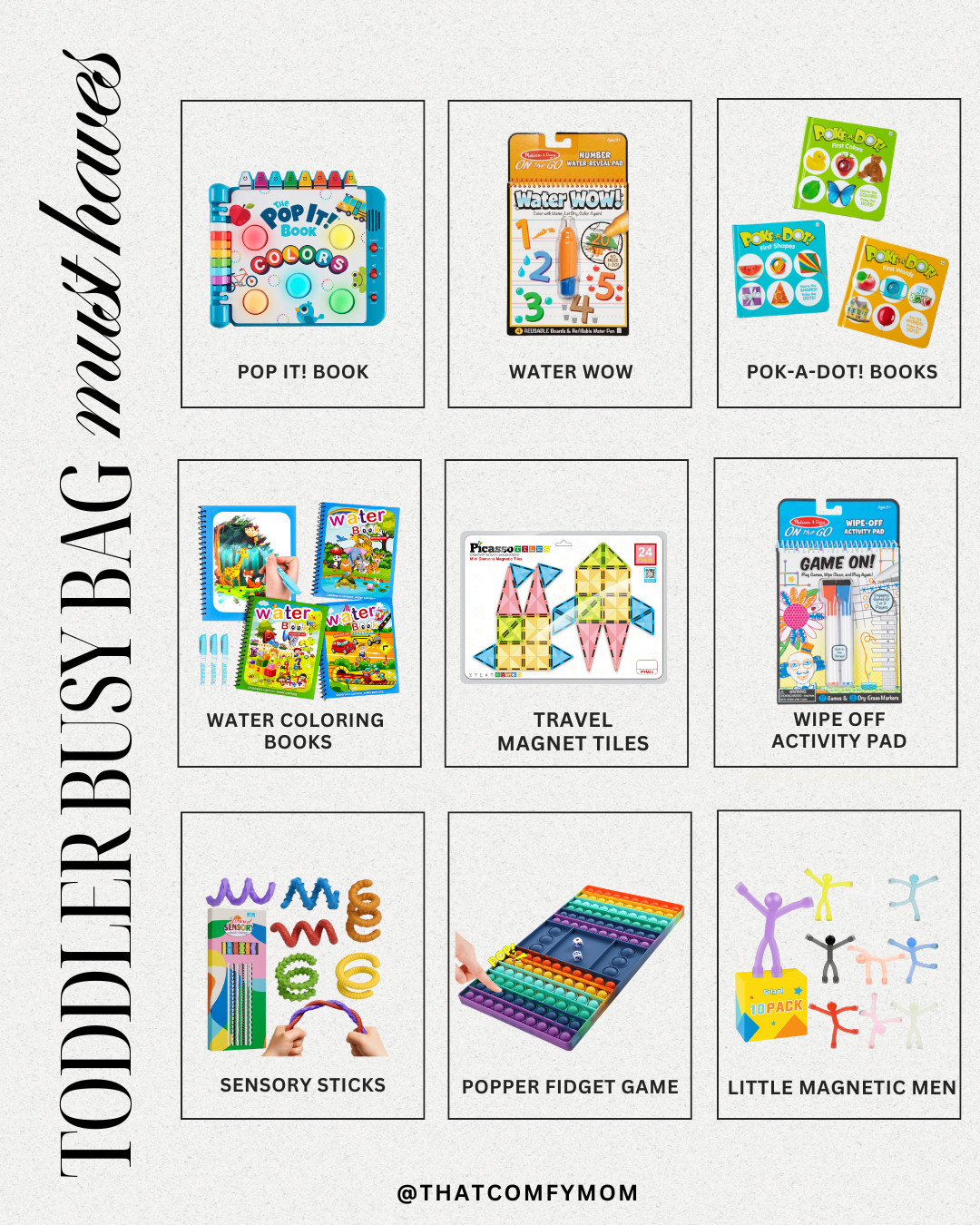 Toddler busy bag with activities / sensory play toys for kids / Screen-Free Parenting | Kid’s Activities | Toys | Toddler Busy Bag  

 #LTKTravel #LTKKids #LTKFamily