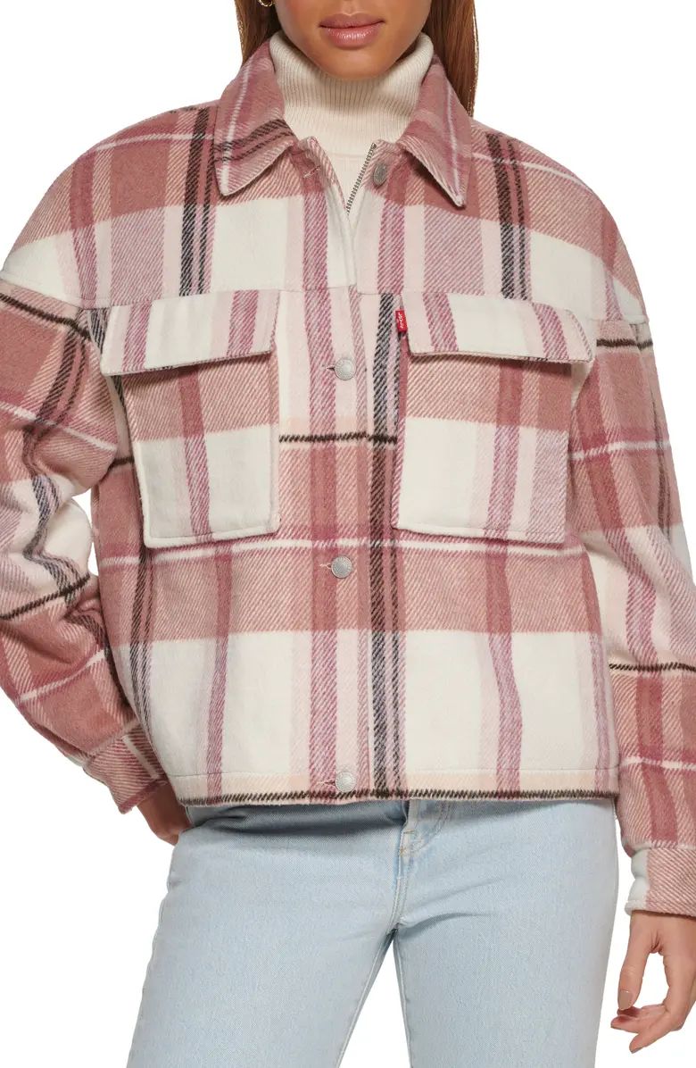 Quilt Lined Plaid Fleece Jacket | Nordstrom