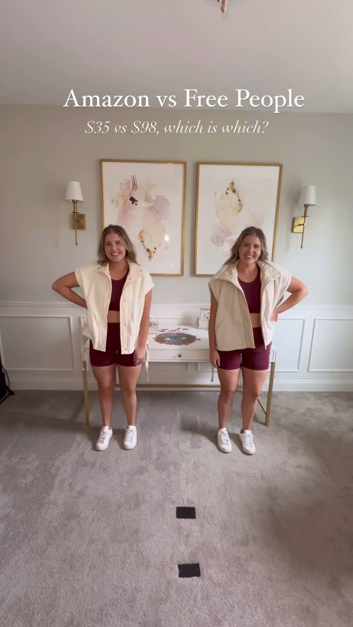 Which side do you think is Amazon?? This fleece vest was one of my favorite purchases last fall so i wanted to find an affordable version as well! 

Comment LINK below and I’ll send ya a dm with both outfits!

#lookforless #amazonfinds #amazonfashionfinds #freepeoplestyle #fleecevest #ltkunder50 #ltkfall