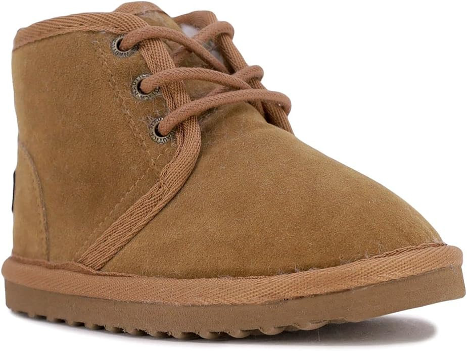 Nautica Kids Boot With Sherpa Fur For Snow And Winter-Warm Ankle Slipper Bootie |Boys-Girls|(Big ... | Amazon (US)