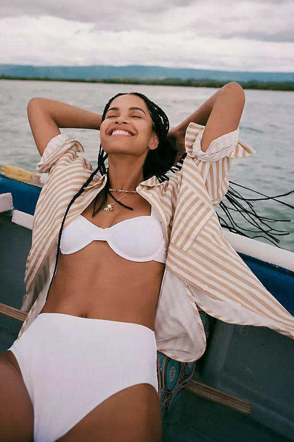 The Bennet Buttondown Shirt by Maeve: Linen Edition | Anthropologie (US)
