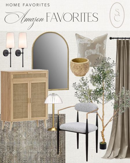 Home home must haves include arched mirror, cabinet, sconces, planter, curtains, faux tree, throw pillow, lamp, dining chair, are rug.

Home decor, home accents, home design, Amazon finds

#LTKstyletip #LTKfindsunder100 #LTKhome