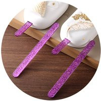 Purple Glitter Popsicle Sticks | 24Ct | Etsy (US)