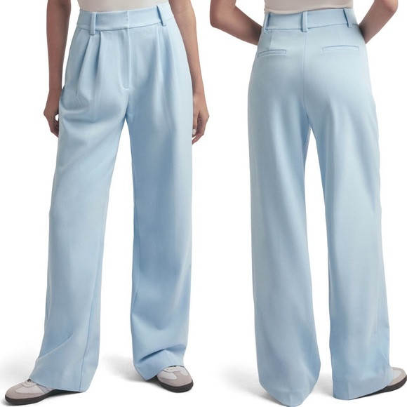 Favorite Daughter wide leg pants sky blue | Poshmark