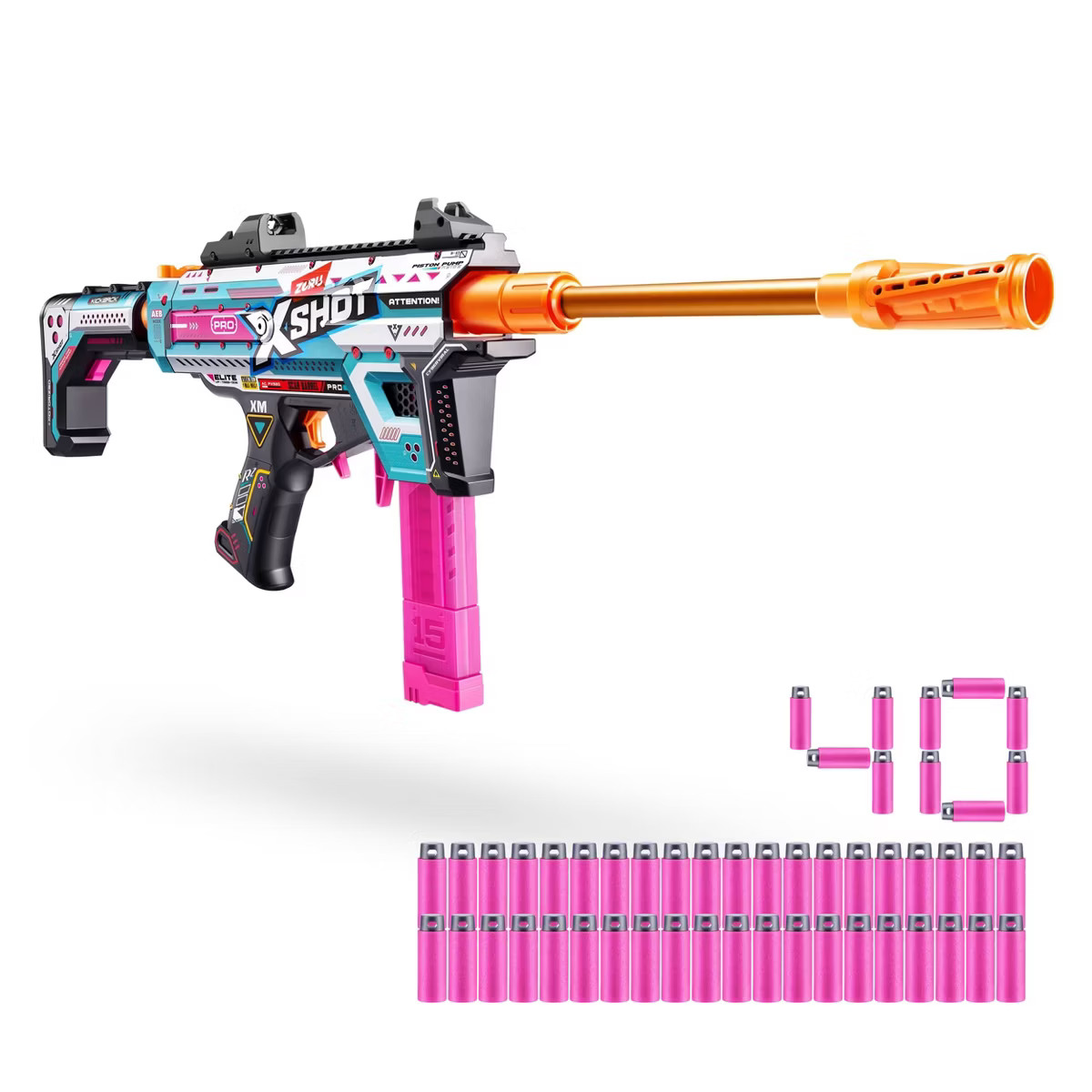 XSHOT Pro Motorized Piston Pump Toy Dart Blaster by ZURU | Target