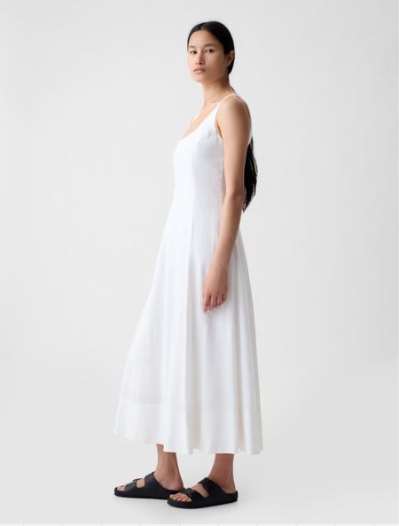 50% tees, shirts, dresses and more! This white linen dress could be dressed up or down. 

#LTKSaleAlert #LTKFindsUnder50