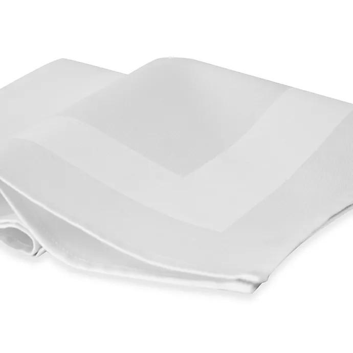 Riegel® Satin Band Beauti-Damask Cotton Blend Napkins (6-Pack) | Bed Bath & Beyond | Bed Bath & Beyond