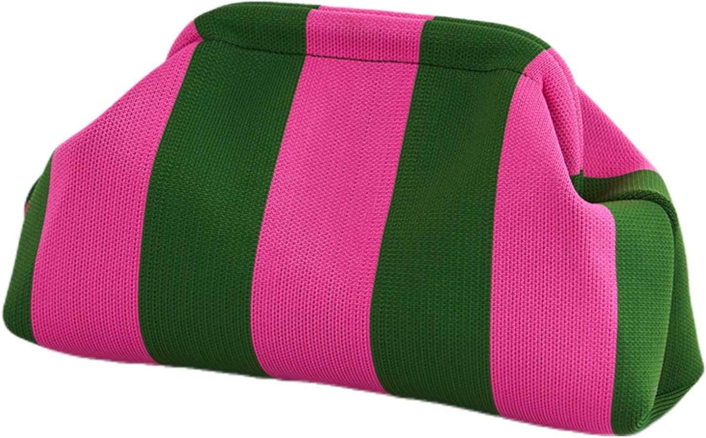 Lebartm Clutch Purses for Women Woven Crochet Handbags Dumpling Clutch Colorblock Clip Bag for Su... | Amazon (UK)