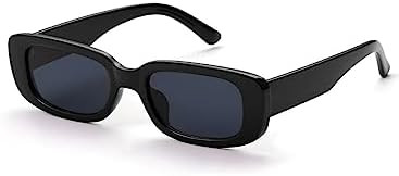 Óculos de Sol Retrô Feminino Masculino Retangular Hype | Amazon (BR)