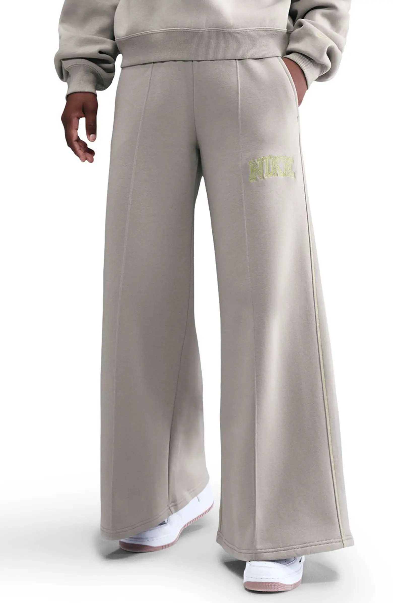 Sportswear Phoenix High Waist Flare Leg Sweatpants | Nordstrom