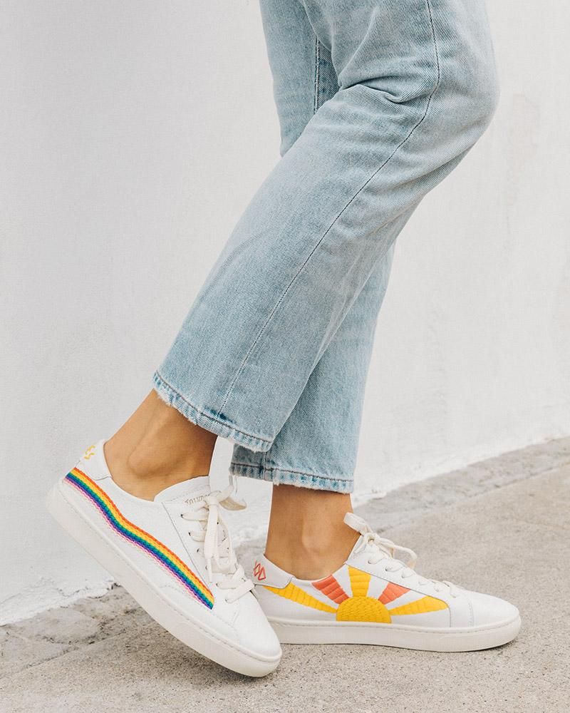 Rainbow Wave Sneaker | Soludos