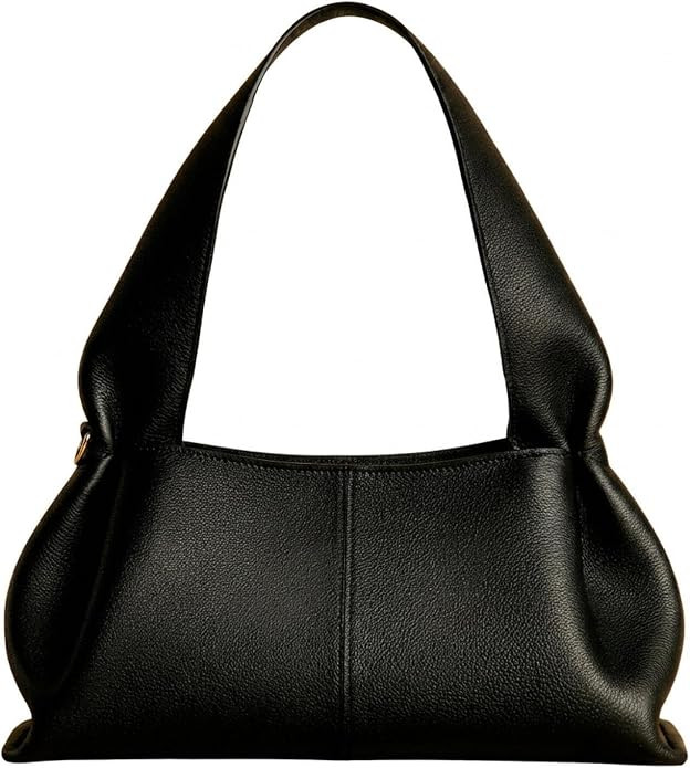 Cloud Pouch Dumpling Clutch Purse Naturally Pleated Extended Shoulder Strap Underarm Bag Crossbod... | Amazon (US)