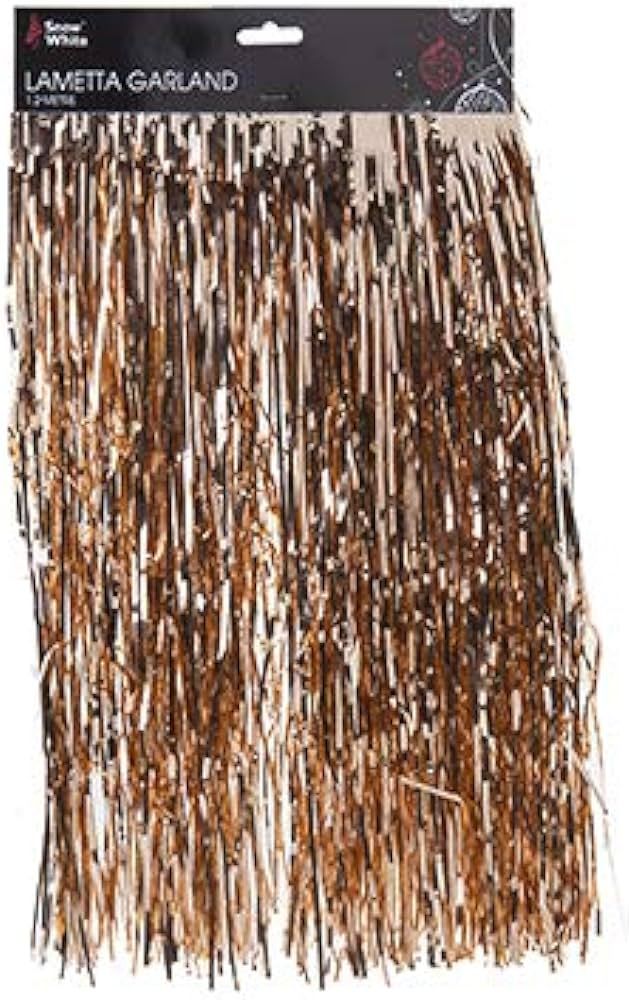 1.2M Rose Gold - Tinsel Strands - Tinsel Icicles Christmas Decorations | Amazon (US)