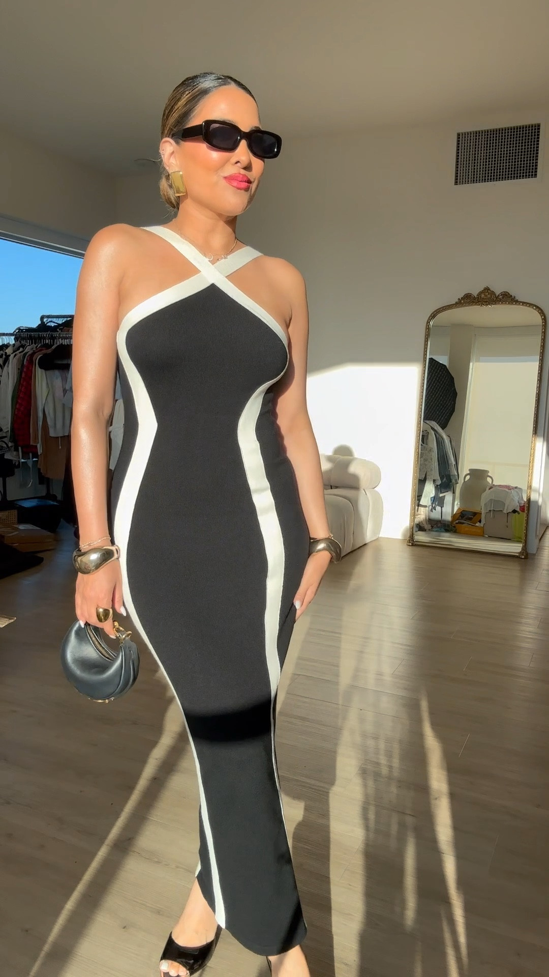 GRWM: A Classic Black & White Dress✨ 

Rate this #ootd from 1-10💫

#todaysoutfit #outfit #fashion #styletips #outfitideas #grwm #fashionstyle #styling 

Outfit Breakdown:
dress — @jluxlabel 
shoes — @aldo_shoes 
bag — @fendi 
earrings — @aureum.collective 
perfume — @armanibeauty 
lips — @maccosmetics 
bronzer — @soldejaneiro 

#LTKBeauty #LTKFindsUnder100 #LTKStyleTip