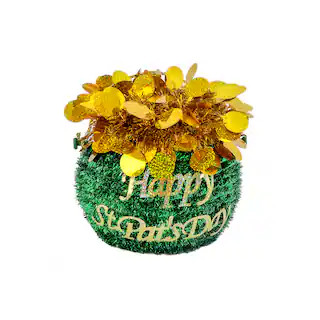 8" Tinsel Pot of Gold Decoration by Celebrate It™ | Michaels Stores