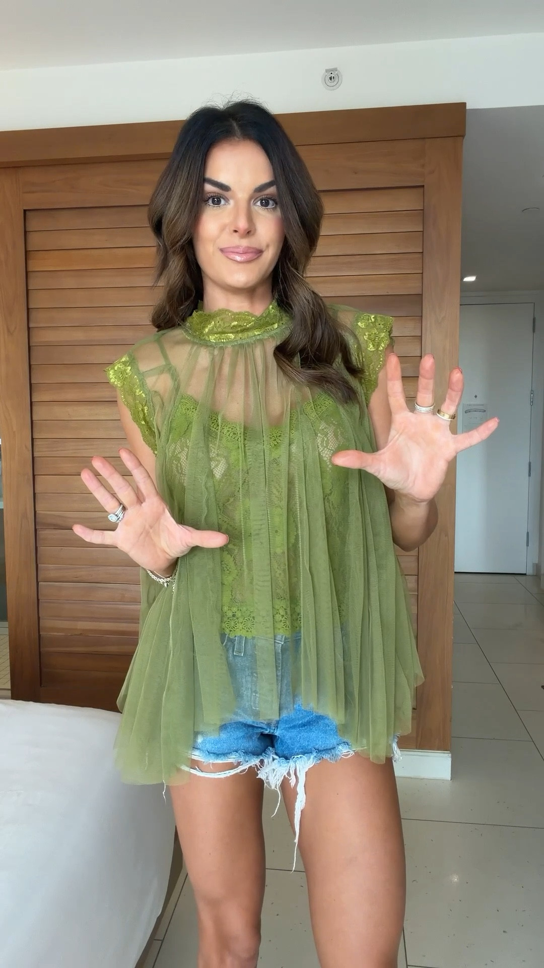 Resharing the last top I shared but in this beautiful green! This top can be styled for a holiday party too! 

Use code KATY15 for 15% at Vestique! ✨

Linked similar shoes below 

#LTKSeasonal #LTKSaleAlert #LTKHoliday